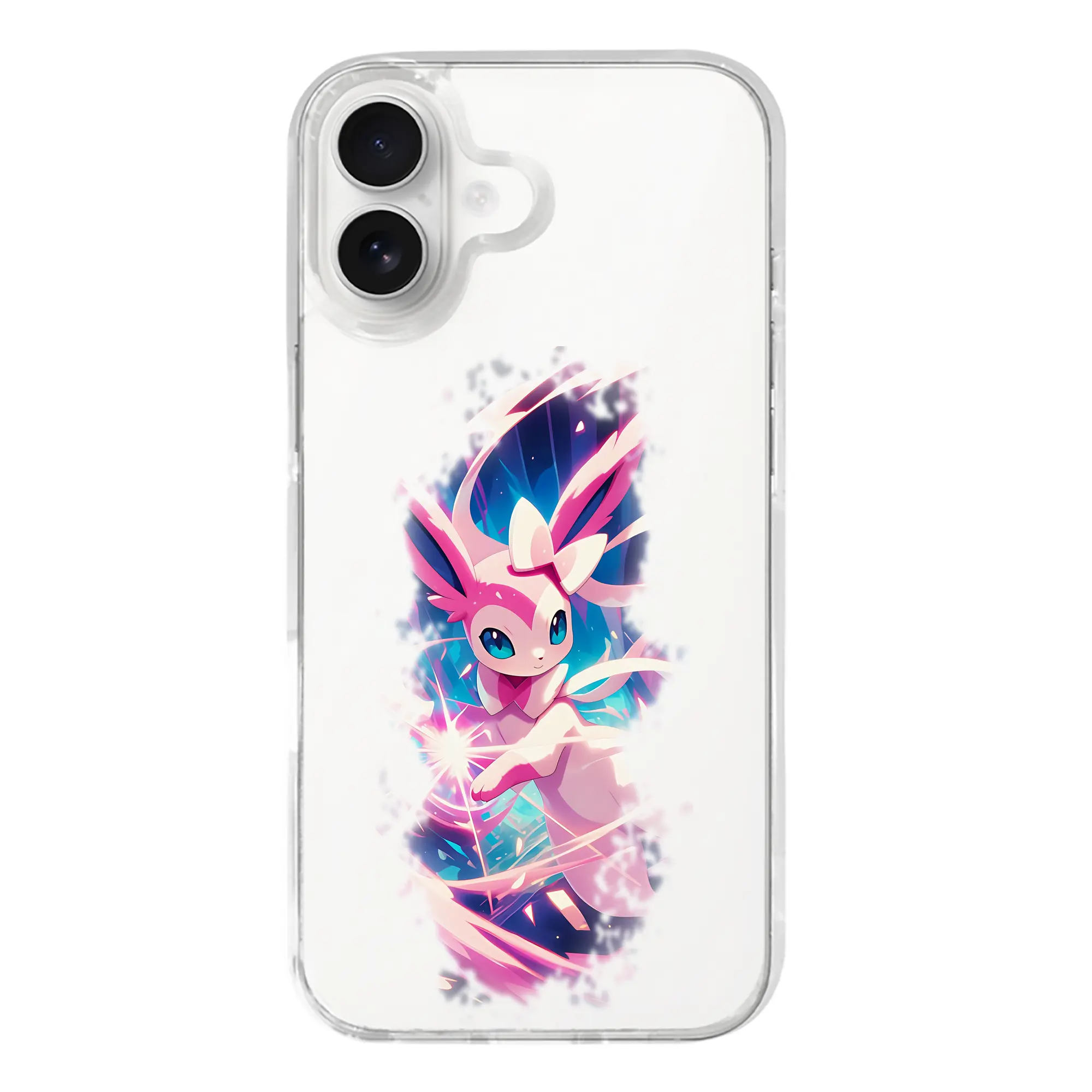 ポケモン グッズ,ニンフィア - iPhone 17シリーズ 透明スマホケース – 薄型・耐衝撃・精密フィット保護カバー